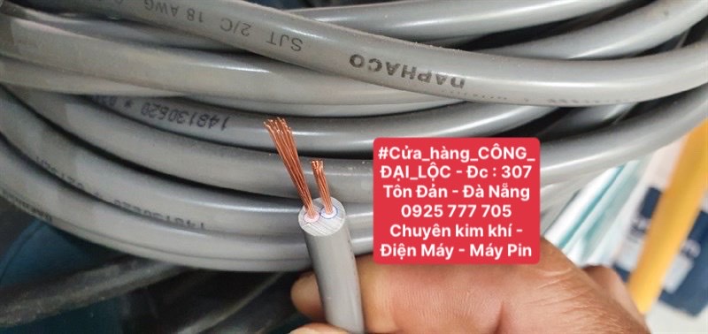 DÂY CÁP PHA MỀM 2 LÕI , RUỘT ĐỒNG , CÁCH ĐIỆN PVC , VỎ BẢO VỆ PVC FA 2 x 1.5