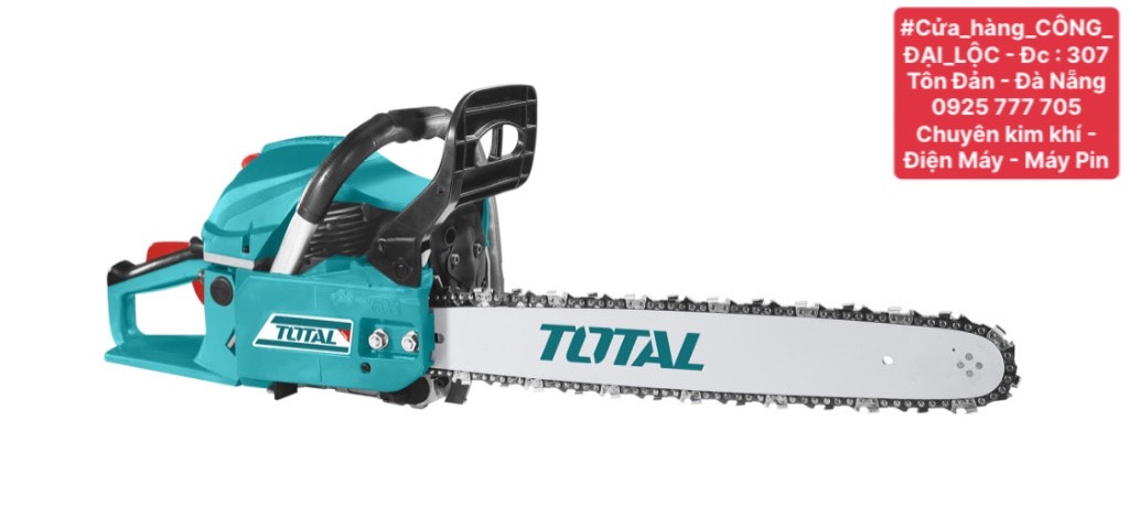 Máy cưa xích chạy xăng 2 thì TOTAL lam 445mm TG5451811