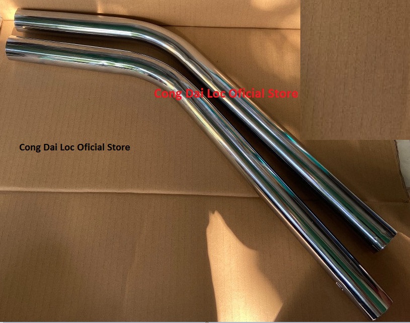 2 đoạn Cần nối dài hút bụi , chất liệu Inox tháo lắp nhanh tiện lợi