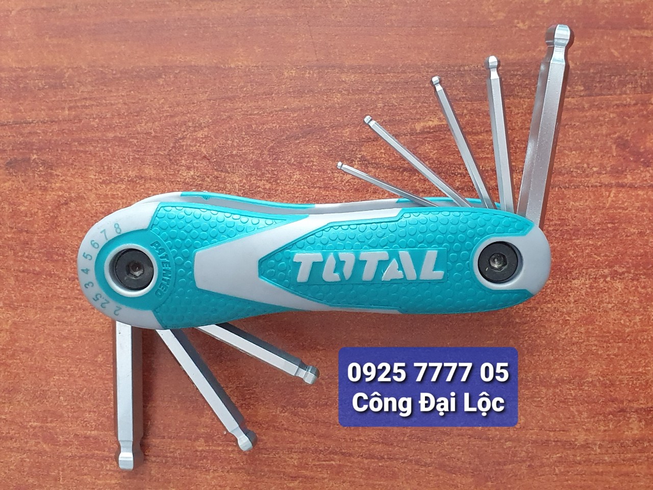 Bộ khóa lục giác đầu bi dạng xếp THT1061836