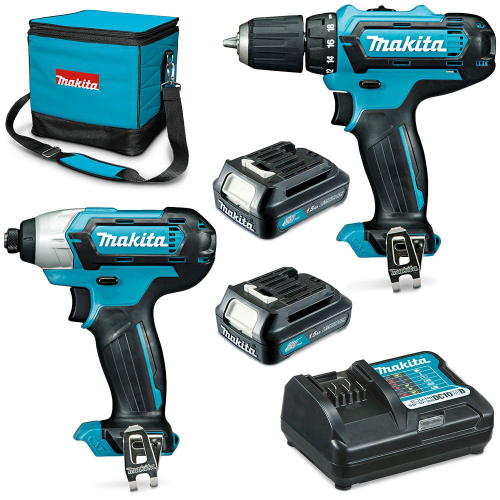 CLX224S Combo máy khoan + máy siết vít 12v Max Makita (TD110D+DF333D)