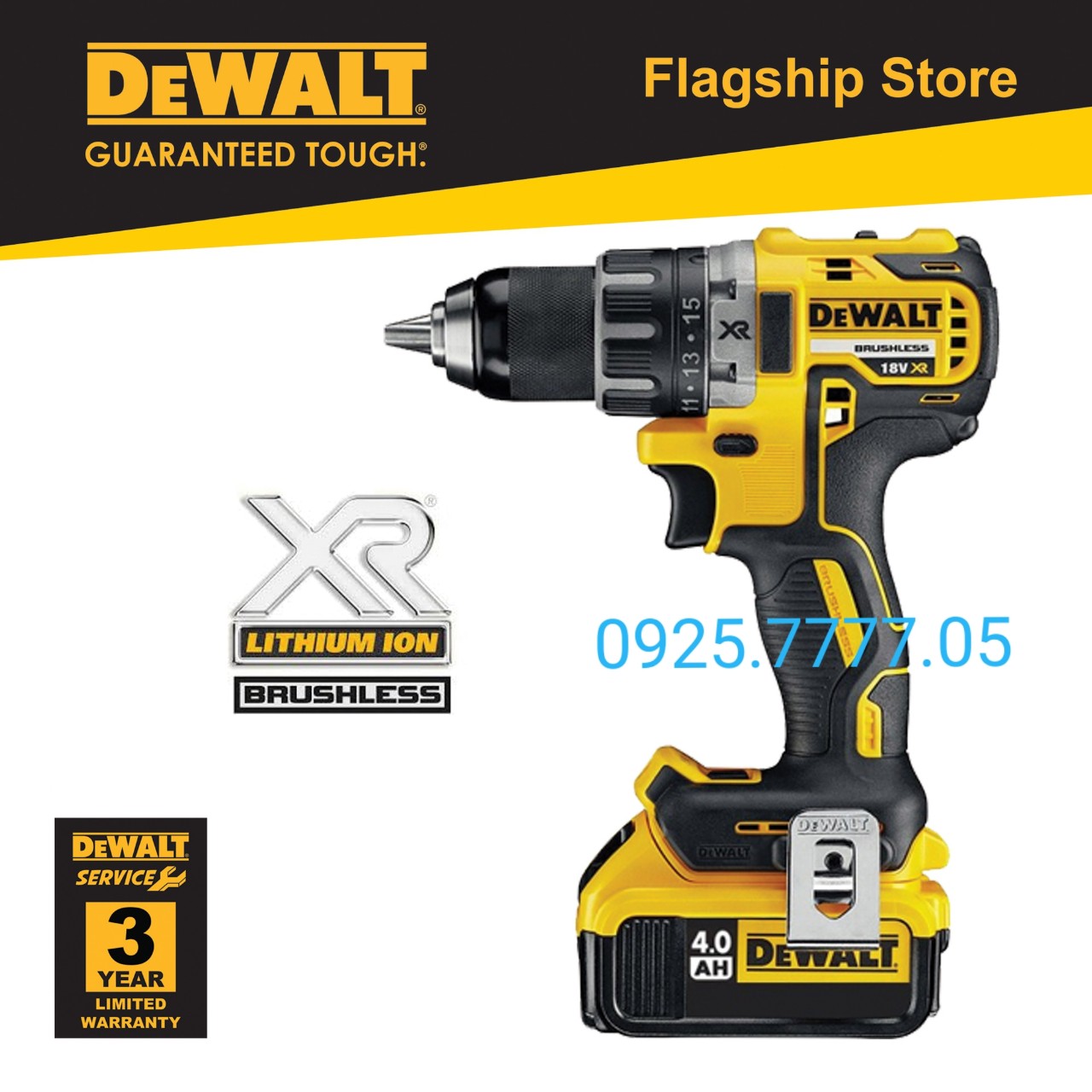 DCD796M2-B1 - Máy khoan động lực dùng pin 18v DeWALT 