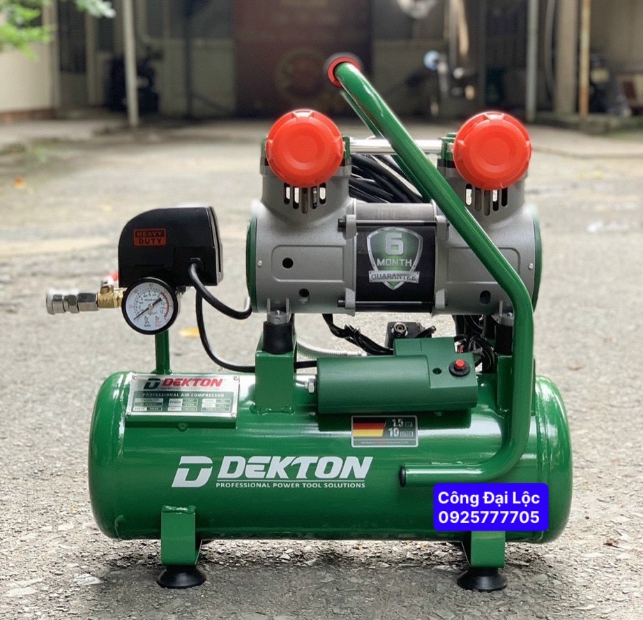 DK-AC2910 - Máy nén khí không dầu , bình chứa 10 lít Dekton