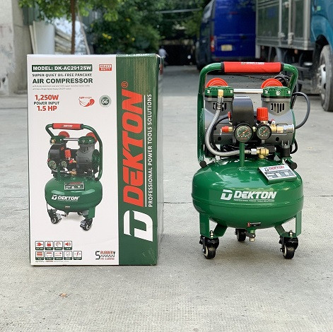 DK-AC2912SW - Máy Nén Khí Không Dầu , Bình Chứa 12 Lít Dekton