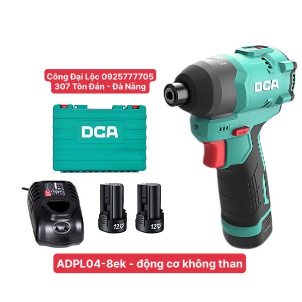 ADPL04-8EK - KHÔNG CHỔI THAN , Máy siết vít dùng pin 12v DCA 140N.m ( Mới về )