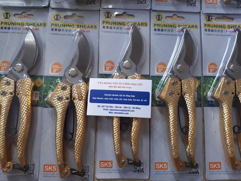 Kéo cắt cành vây cá 8" Cmart CA0056