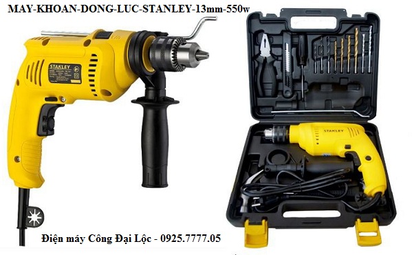 SDH600KV-B1 Bộ máy khoan động lực 550w Stanley kèm phụ kiện 