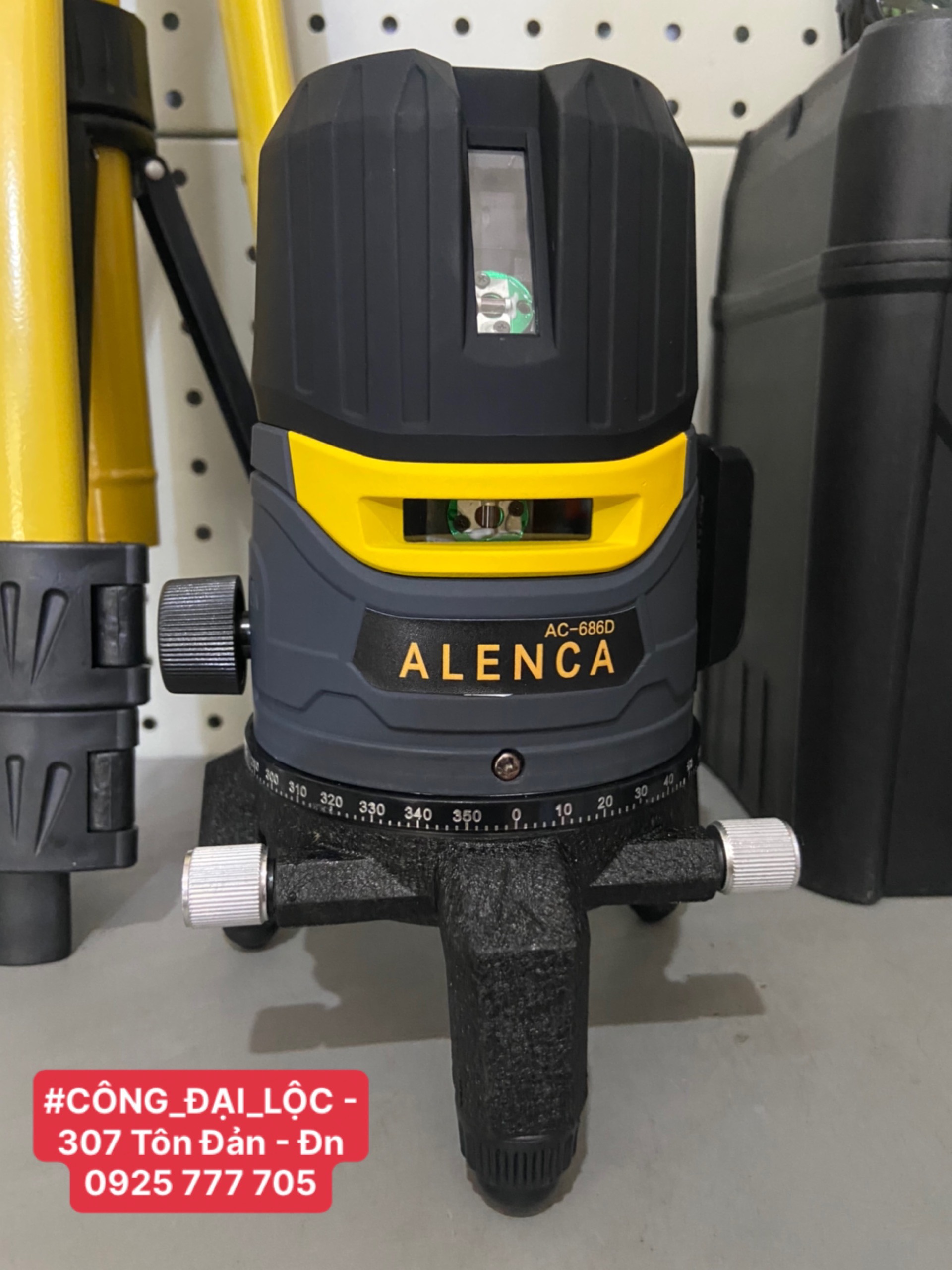 Máy bắn cốt laser 5 tia xanh ALENCA AC-686D full phụ kiện