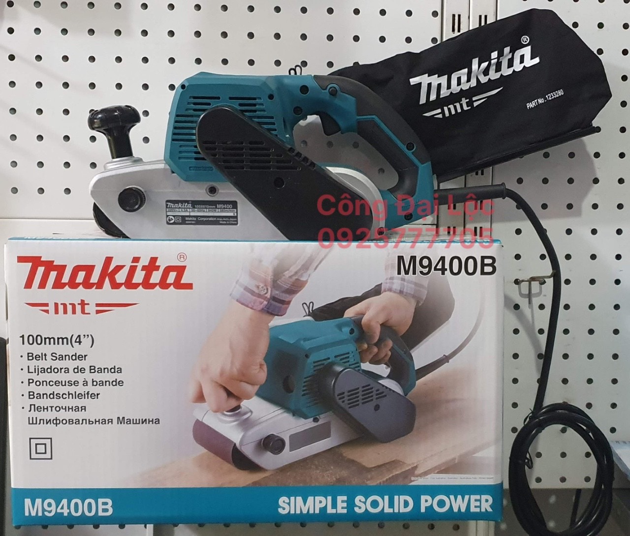 Máy chà nhám băng Makita M9400B