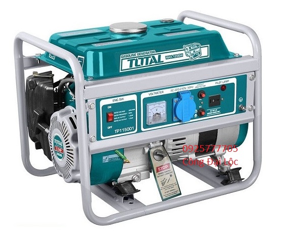 Máy phát điện 1.2kw dùng xăng TOTAL TP115001