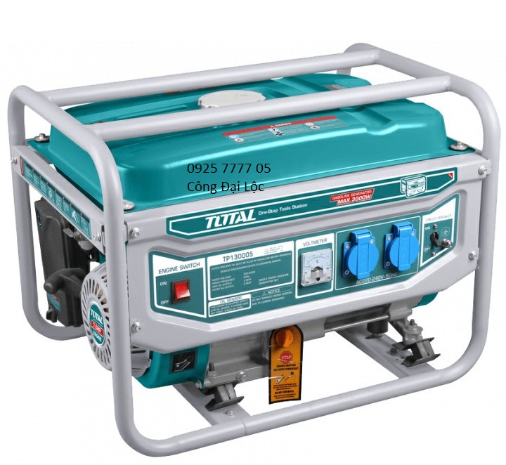 Máy phát điện 3kw dùng xăng TOTAL TP130005