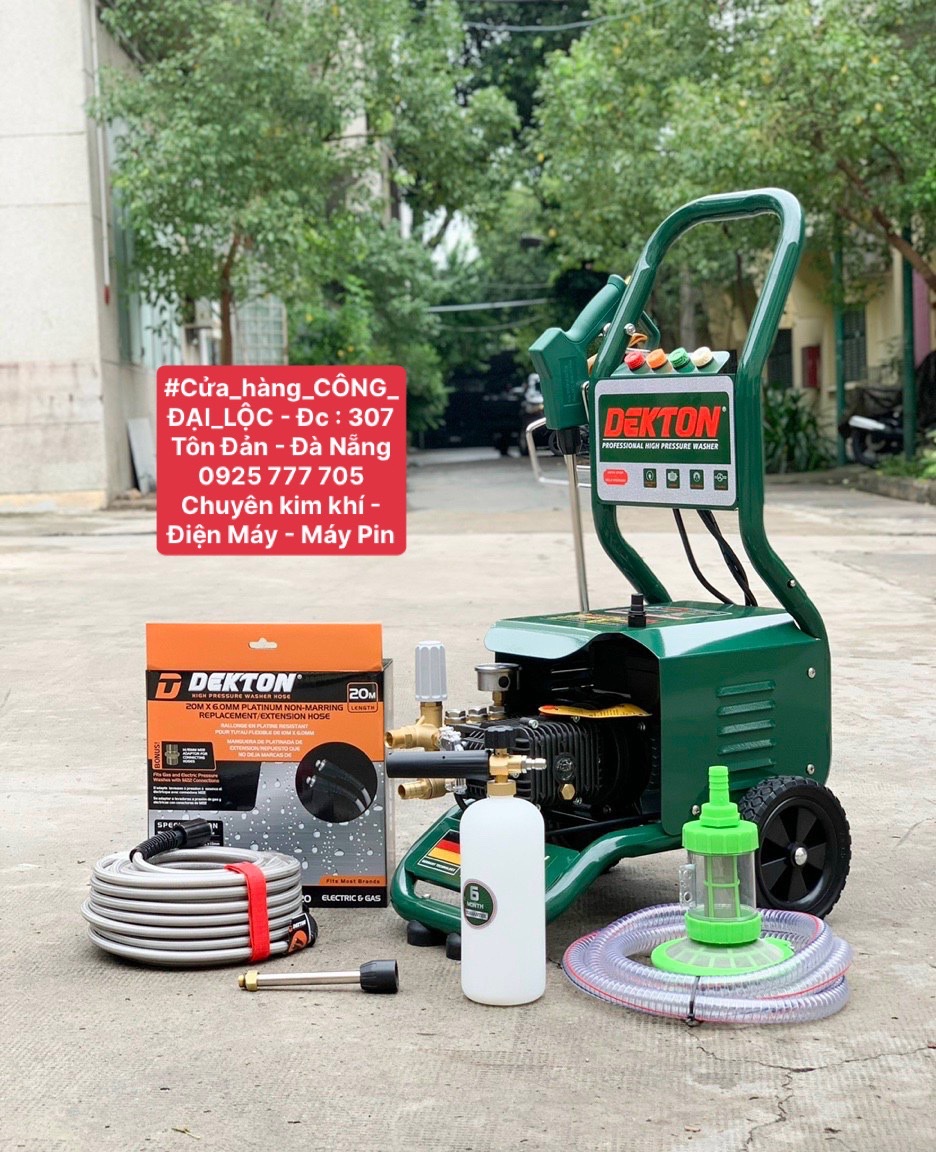 Máy xịt rửa cao áp Dekton 2.500w DK-HPW2500