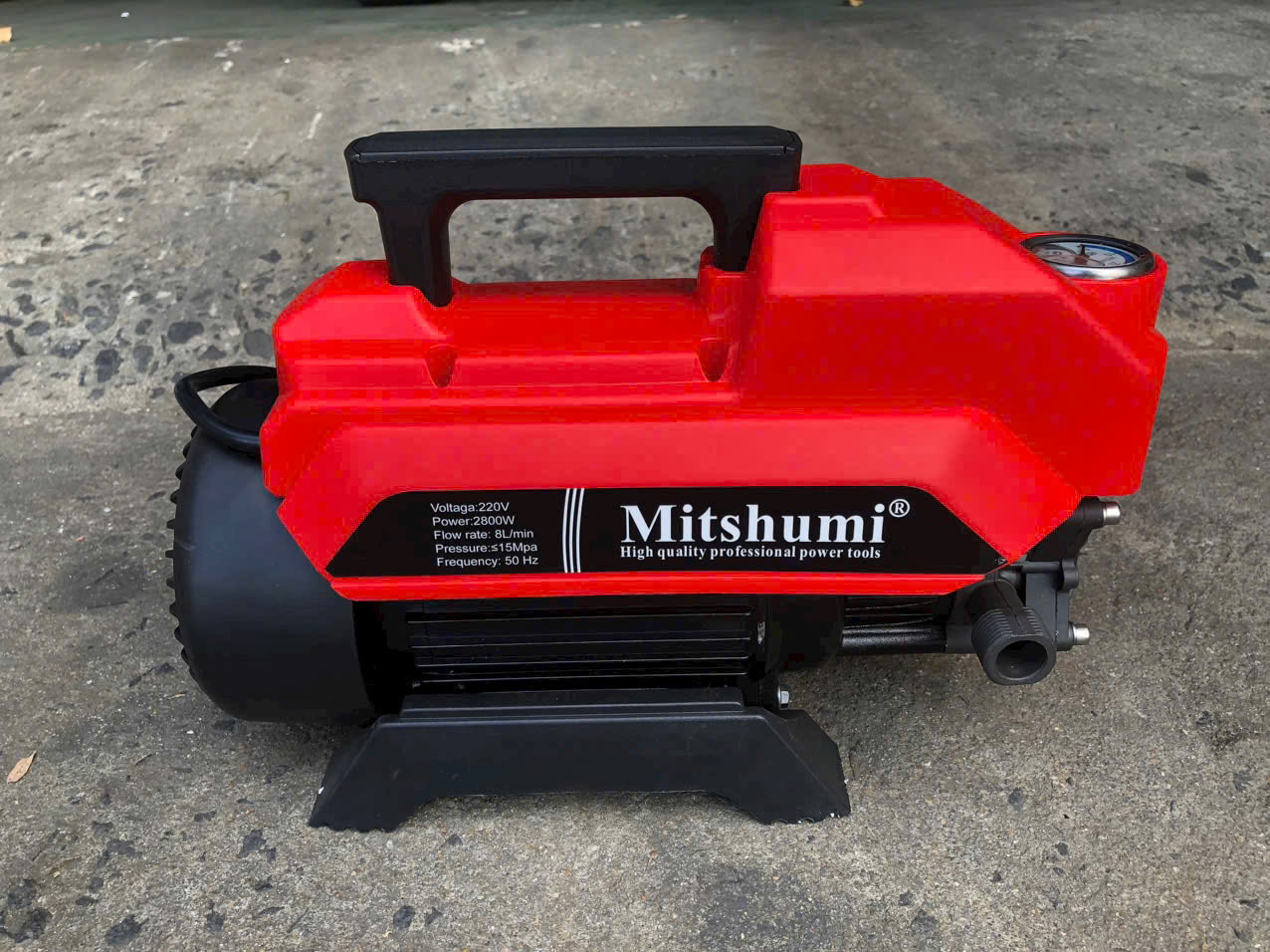 Máy xịt rửa xe , bệ sinh điều hòa , máy giặt , xịt rửa nền meo mốc hiệu Mitshumi dây dài 15 mét