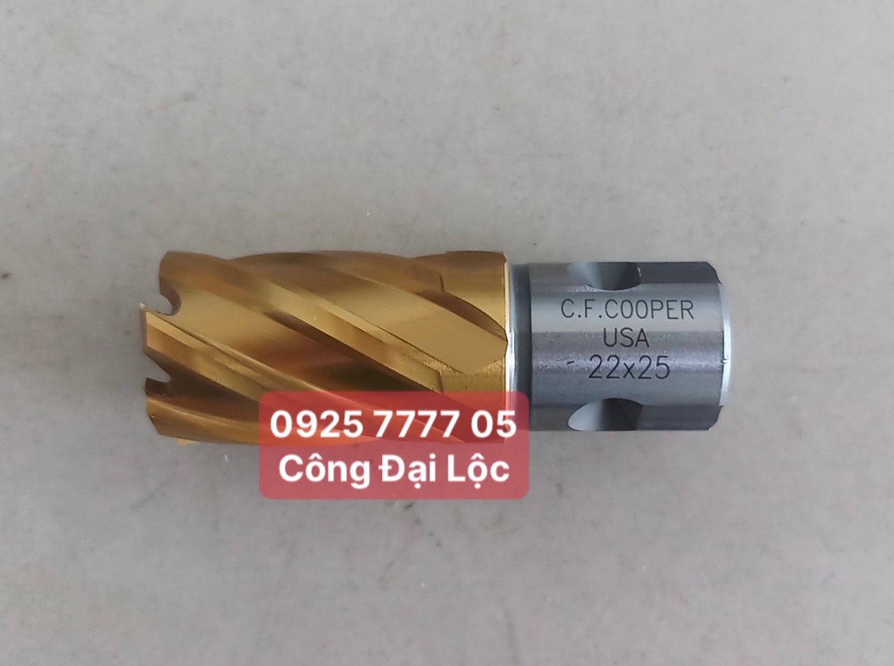 Mũi Khoan Từ Thép Gió (HSS) MH25-22 CFcooper
