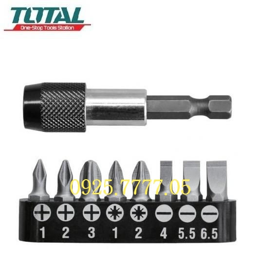 TACSD3091 - Bộ 9 đầu tua vít Total 